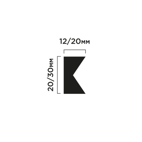 TRV30 Молдинг ПОЛИСТИРОЛ HI WOOD 30мм х 20мм х 2,7м.